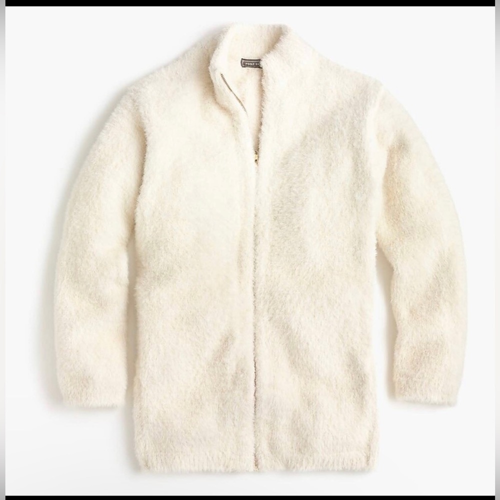 J.Crew Point Sur fuzzy cardigan jacket - Small
